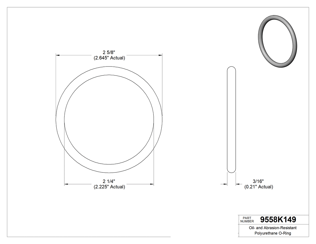 Technical drawing - 9558K149